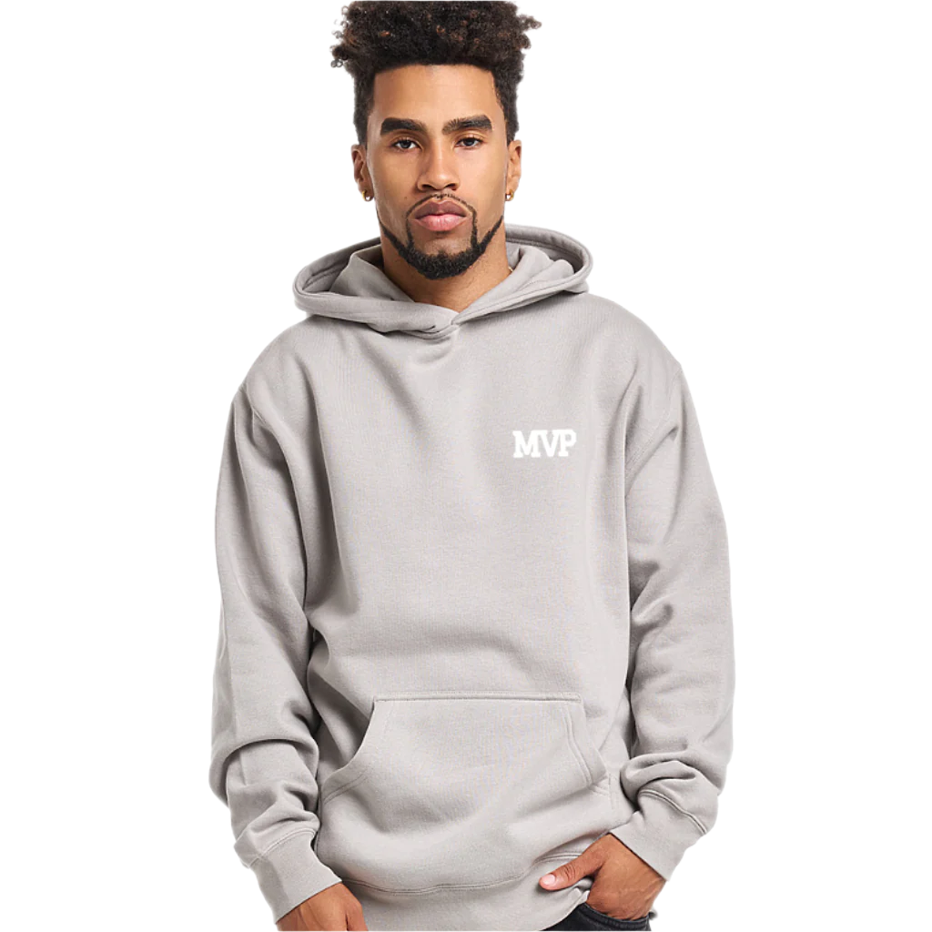 Ultra Heavy Stone Gray Embroidered MVP Hoodie